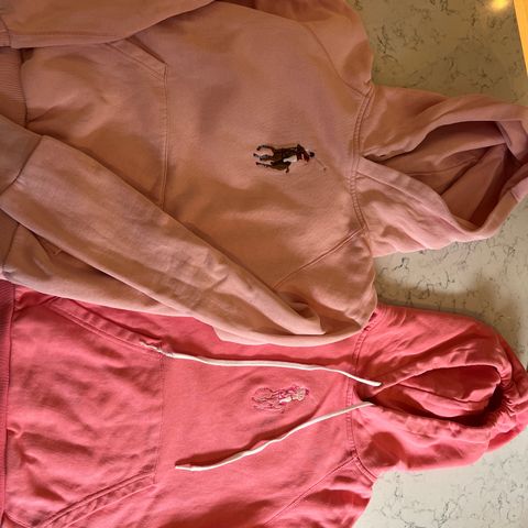 Rosa Ralph Lauren hettegenser x 2