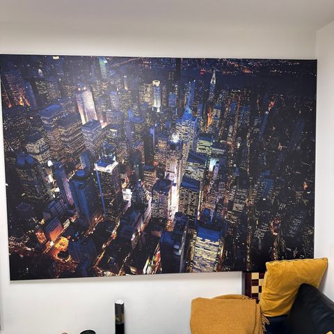 New York bilde med ramme 140x200