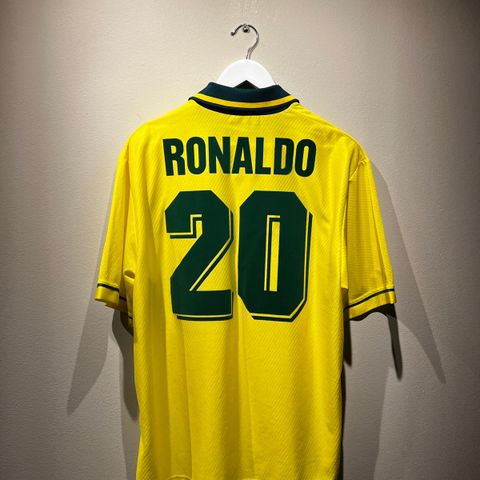 Brasil 1994/96 - Ronaldo 20, vintage fotballdrakt