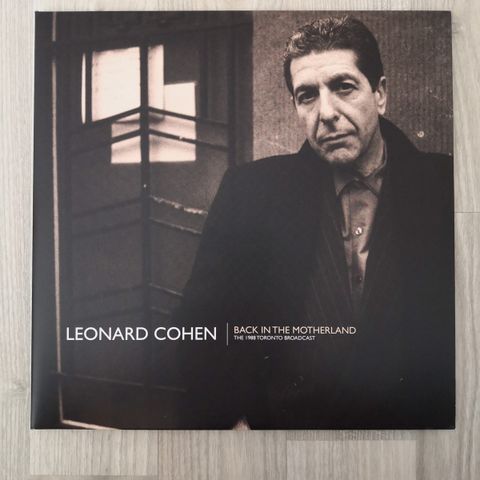 Leonard Cohen – Back In The Motherland - Dobbel Live album brun vinyl