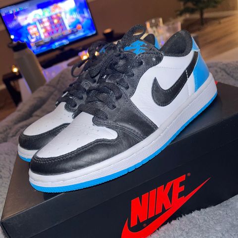 Jordan 1 Low Powder Blue str 38🤩