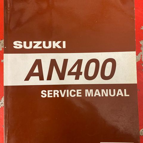 Suzuki AN400 Service manual