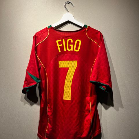 Portugal 2004/06 - Figo 7, vintage fotballdrakt