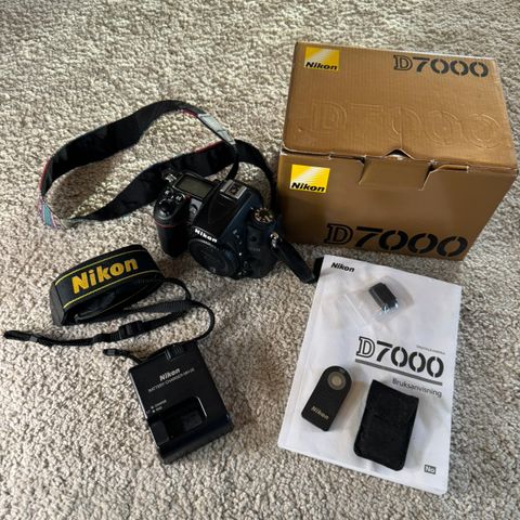 Nikon D7000 med nikkor 16-85 VR objektiv