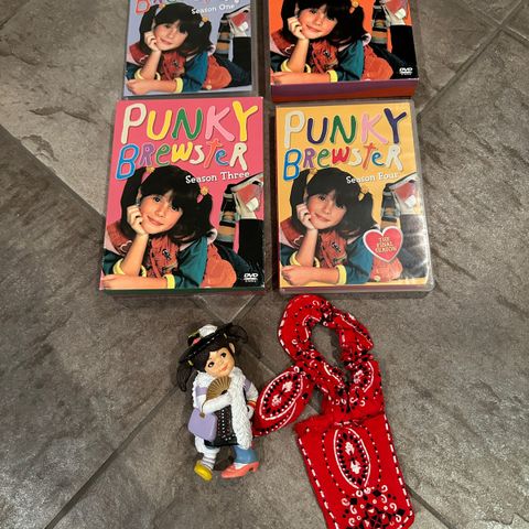 Punky dvd samling sesong 1-4 og Punky dukke