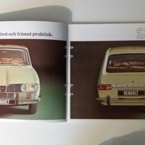 RENAULT 16 -brosjyre.