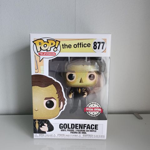 Goldenface the Office Jim halpert funko pop