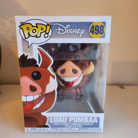 Pumbaa lion king løvenes konge funko pop disney