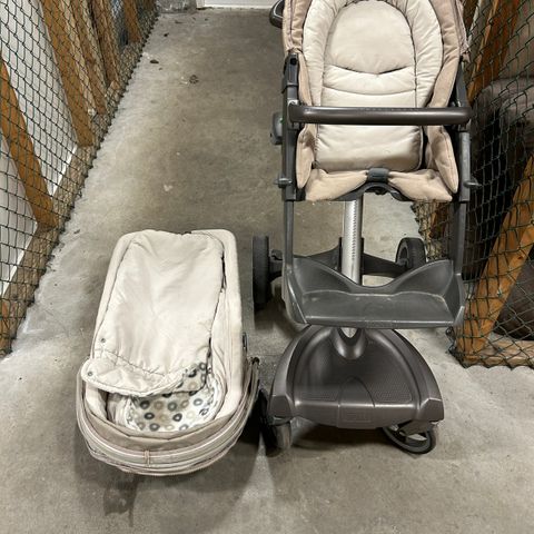 barnevogn stokke