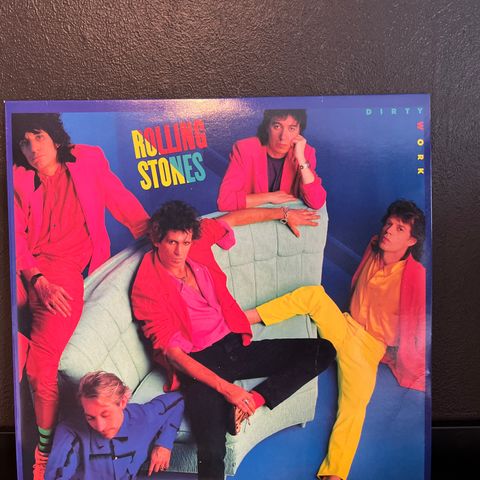 Rolling Stones - Dirty Work (Europe, Mar 24, 1986)