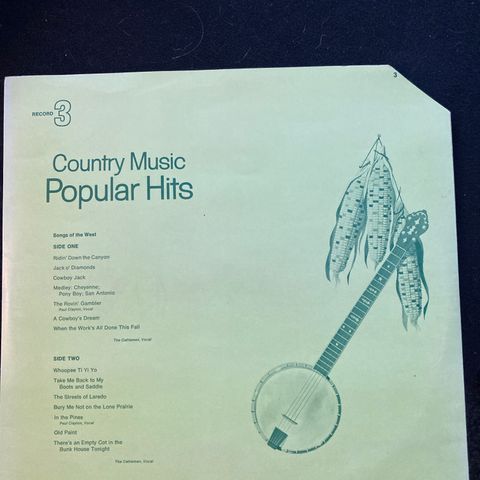 Country Music Popular Hits Record 3