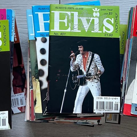 Elvis Presley - Elvis Monthly fanklubblader