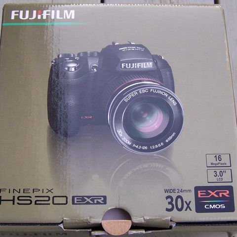 Fujifilm FinePix HS20 EXR  Digital Kamera m. Veske