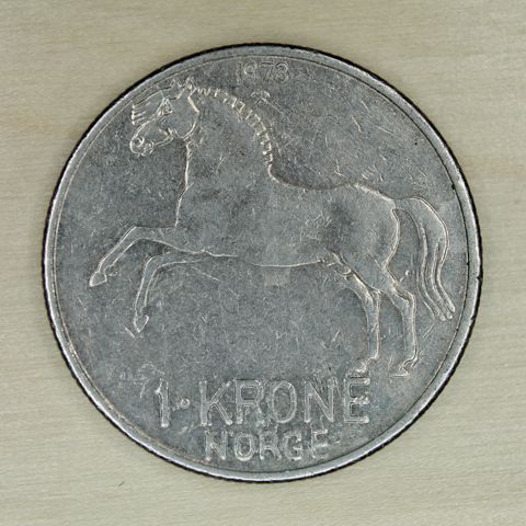 1 krone 1973 Norge   (1116)