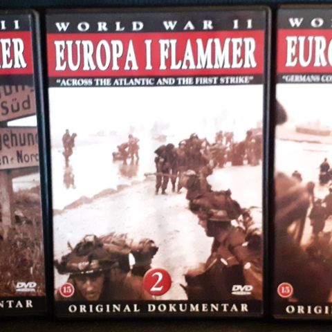 Europa i flammer, DVDx3