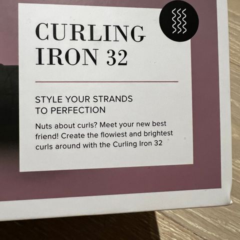 Cera curling iron 32 - som ny!