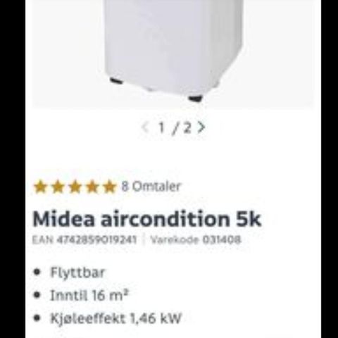 Aircondition  Midea 5k