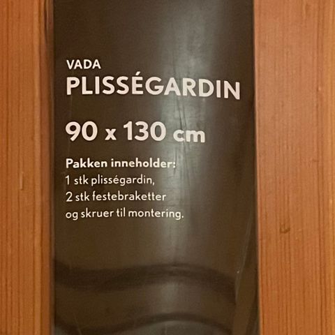 Plissegardin 90x130 cm