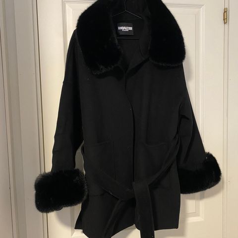 Faux fur hooded jacket