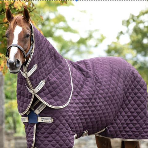 Stalldekken Amigo Stable Plus Medium 200 Horseware VINRØD, str. 125 cm