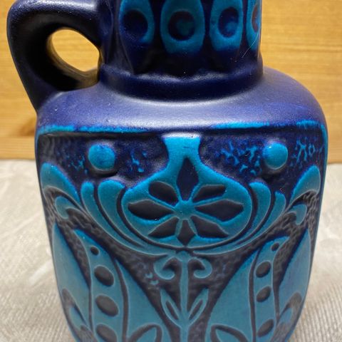 Vintage Bay keramik blue vase