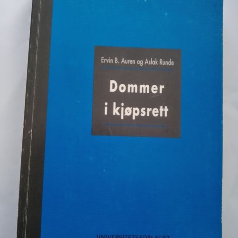 Dommer i kjøpsrett