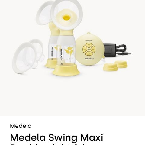 Medela swing maxi Brystpumpe dobbel