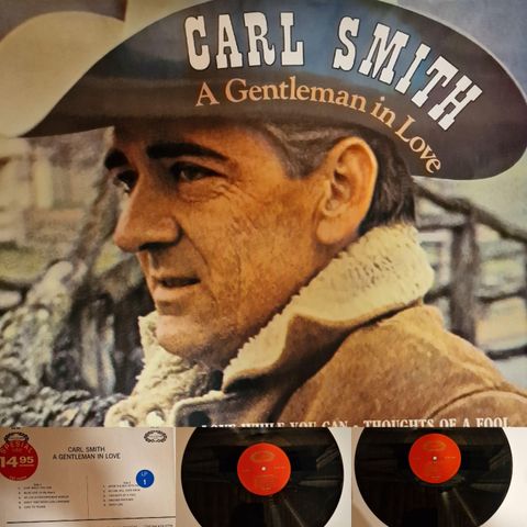 CARL SMITH/A GENTLEMAN IN LOVE 1968 - VINTAGE/RETRO LP-VINYL (ALBUM)