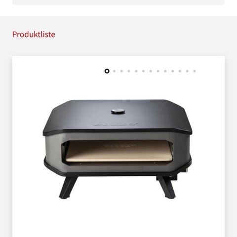 Pizzaovn Cozze 17“ med termometer (HELT NY OG UÅPNET)