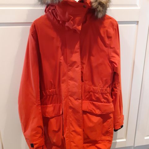 Didrikson vinter parkas vanntett dame 40 rust