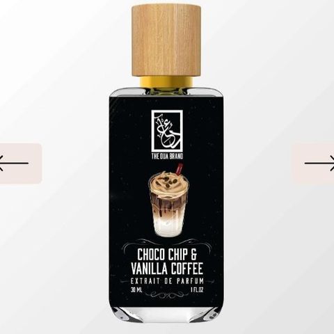 The Dua Brand Choco Chip & Vanilla Coffee 14ml travelspray