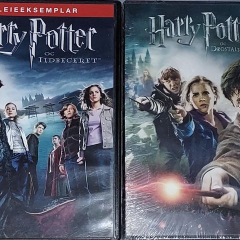 2 DVD.HARRY POTTER MOVIES.1 stk.UÅPNET.