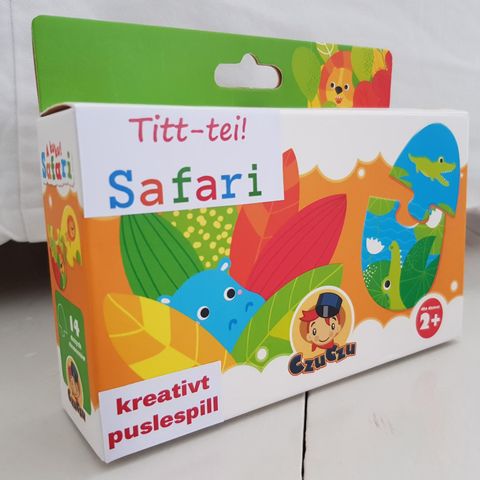 Nytt puslespill "Safari" til barn fra 2år+ by CzuCzu