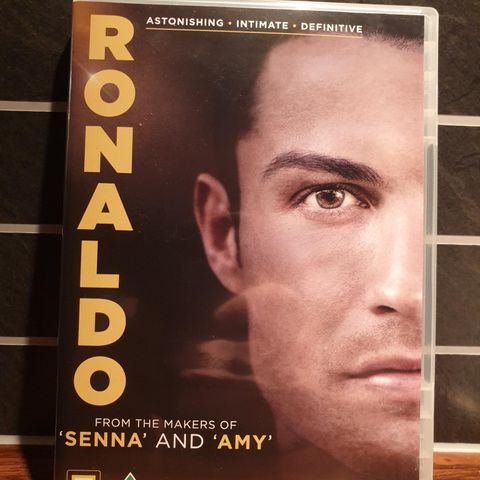 Strøken dvd ' Ronaldo ' selges kr 100,-