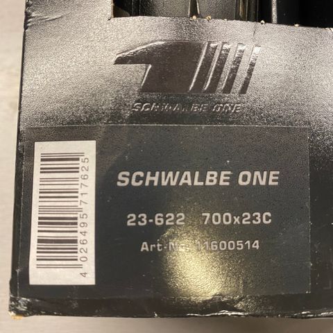2stk Schwalbe One 700x23 - under 1/2 pris