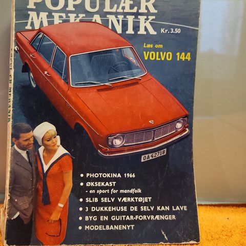 Populær Mekanik 1966 Volvo 144 132sider