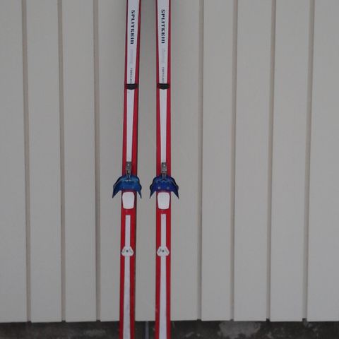Gamle solide Splitkein ski m/rottefella-Brodahl Hønefoss-210 cm