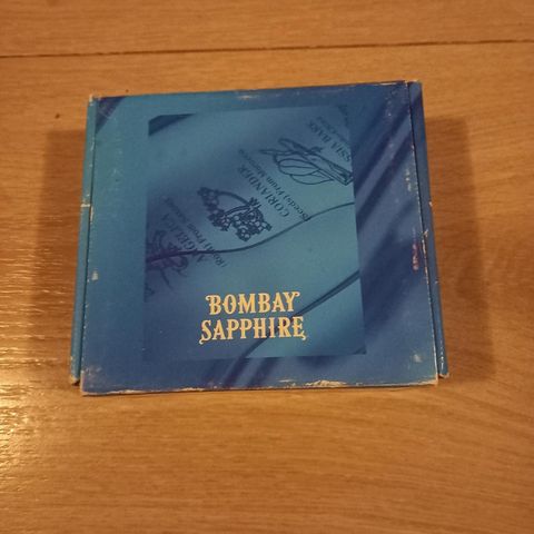 BOMBAY SAPPHIRE Set of 4 Glass Coasters