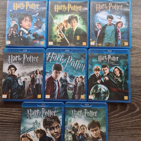 Harry potter full serie (8 filmer)