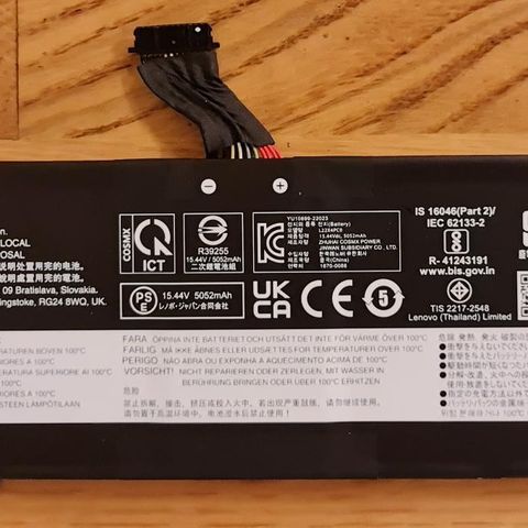 Nytt batteri til laptop Lenovo Legion Pro 5 16ARX8