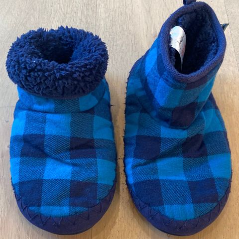 Myke fleece flanell tøfler fra Joules (UK: 3-4) eur str 35-37