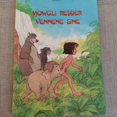 Disney barnebok - Mowgli redder vennene sine - Jungelboken