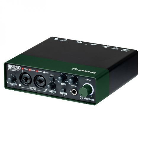 STEINBERG UR22C USB 3 GREEN AUDIO & MIDI INTERFACE
