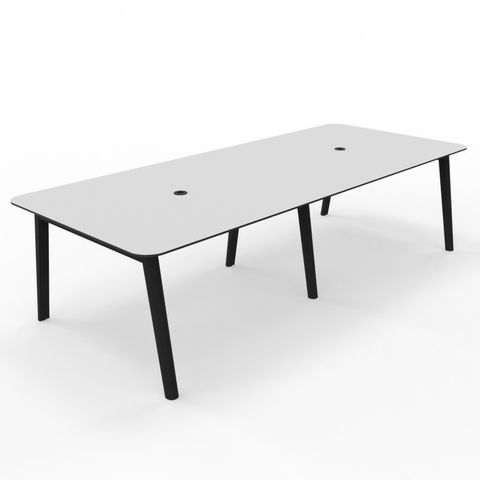 Nytt Nova Wood konferansebord i hvit eller sort på lager