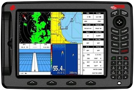 Seiwa Oyster 11" med GPS sensor og kart