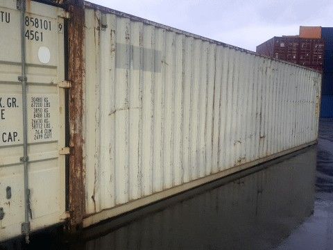 LAGERVARE: Brukte 40 ft HC container. AS IS. Oslo