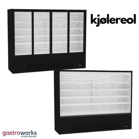 Kjølereol - Display kjøler - Kjøle vitrine - Kjøleskap fra Gastroworks