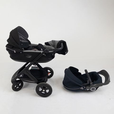 Stokke Trailz barnevogn selges med hjemlevering