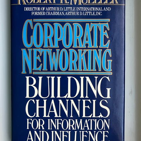 Boken: "Corporate Networking: Building Channels for Information and Influence"