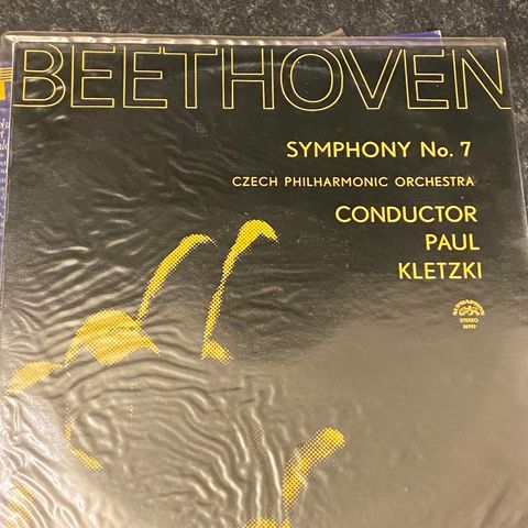 Beethoven Symphony No 7 - Paul Kletzki / Czech Philharmonic Orchestra (LP)